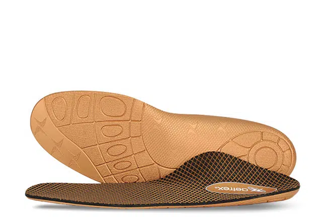 Aetrex Compete Posted L420W Bronze Orthotics Pair