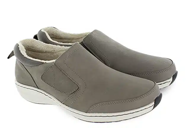 Aetrex Tyra BB346 Grey Shoes Pair
