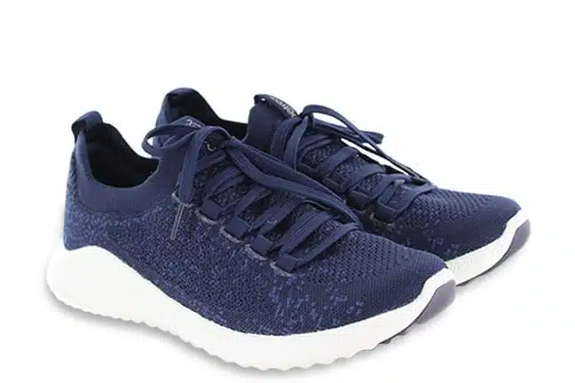 Aetrex Carly AS105 NVY Navy Sneakers Pair
