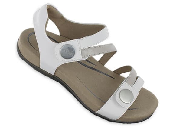 Aetrex Jess SE211 White Sandals Single