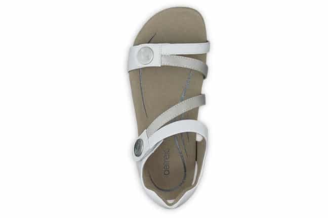 Aetrex Jess SE211 White Sandals Top