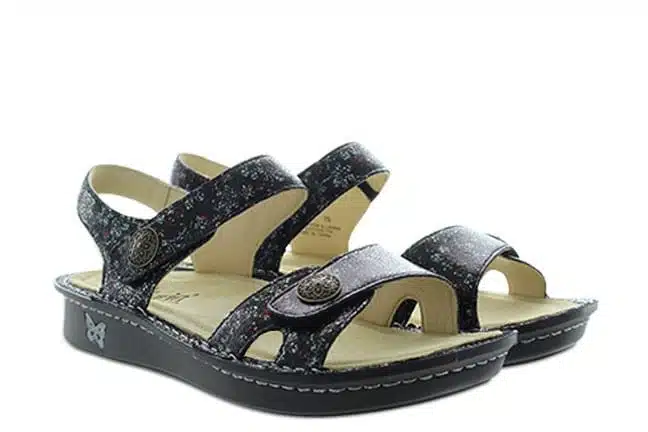 Alegria Vienna Posh ALG-VIE-7516-35 Black-Multi Sandals Pair
