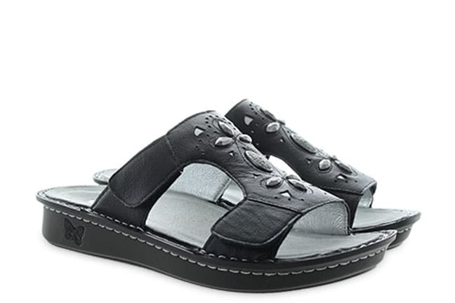 Alegria Vanna ALG-VNN-601-35 Black Slide-Sandals Pair