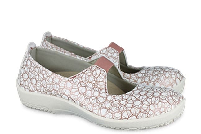 Arcopedico Leina 4671-H96 White-Multi Mary Jane Shoes Pair