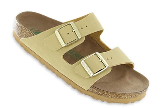 Birkenstock Arizona Vegan (Narrow) 1018988 Beige Sandals Single
