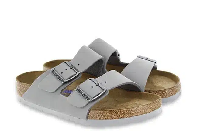 Birkenstock Arizona Soft Footbed 1020877 Grey Sandals Pair