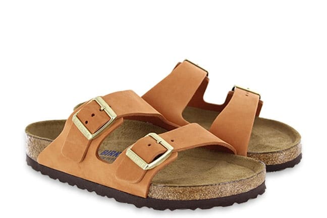 Birkenstock Arizona Soft Footbed 1019033 Rust / Orange Sandals Pair