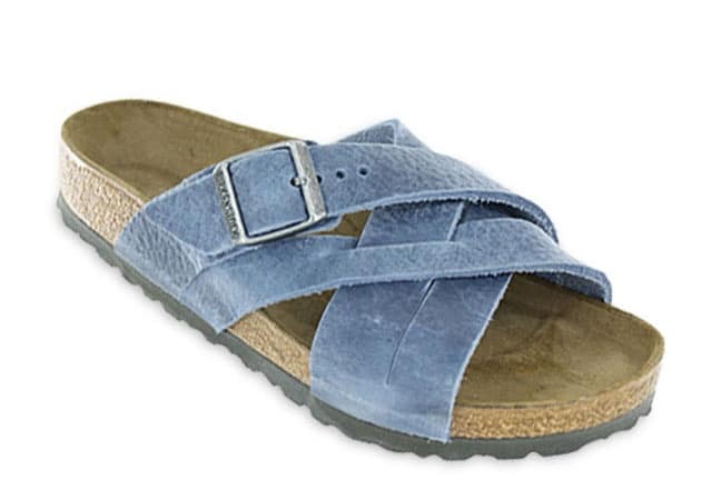 Birkenstock Lugano (Regular) 1022439 Blue Sandals Single