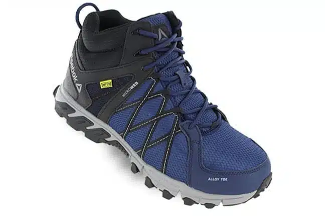 Reebok Work Trailgrip Work RB3400 BLU Blue Mid-Cut Athletic Shoes Single