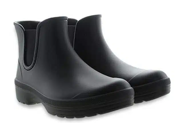 Dansko Karmel 4055-470200 Black Rain Boots Pair