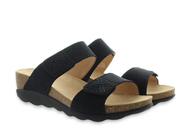 Dansko Maddy 1510-470200 Black Sandals Pair