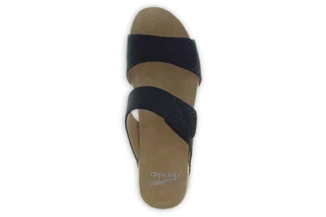Dansko Maddy 1510-470200 Black Sandals Top