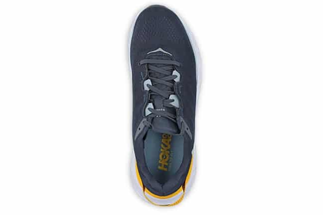 Hoka Evelon 2 Navy Athletic Shoes Top