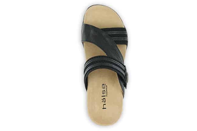 Hälsa Desiree SEH02525-01 Black Sandals Top