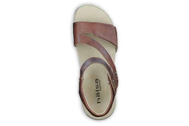 Hälsa Denia A1020-104 Medium Brown/Chestnut Sandals Top