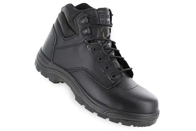 Work Zone C690 Blk Black 6" Low Boots Single