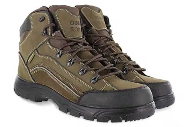 Work Zone C640 Olive 6" Boots Pair