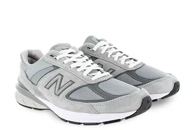 New Balance 990 V5 M990GL5 Grey Shoes Pair