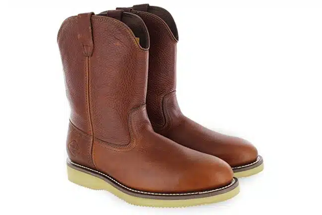 Work Zone N997 DBrn Medium Brown/Chestnut 10" Pull-On Boots Pair