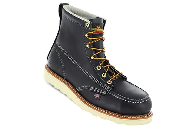 Thorogood American Heritage 6″ Black Safety Toe 804-6201 Black 6" Low Boots Single