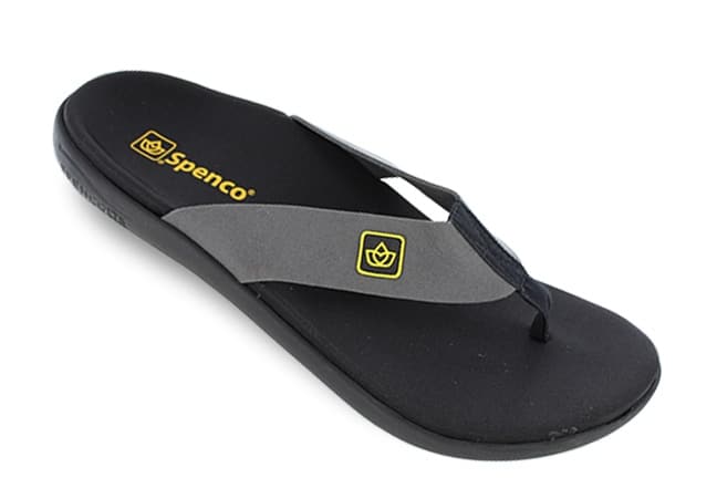 Spenco Pure 39-852 Black Flip-Flops Single