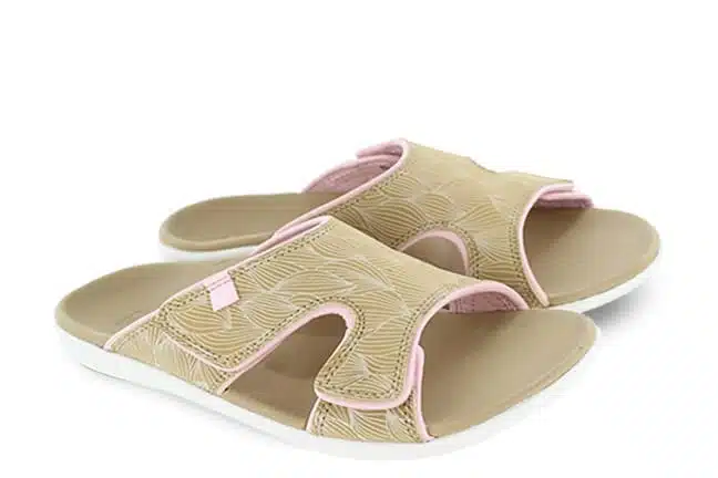 Spenco Wave Slide 20-017 Tan/Beige Slide-Sandals Pair