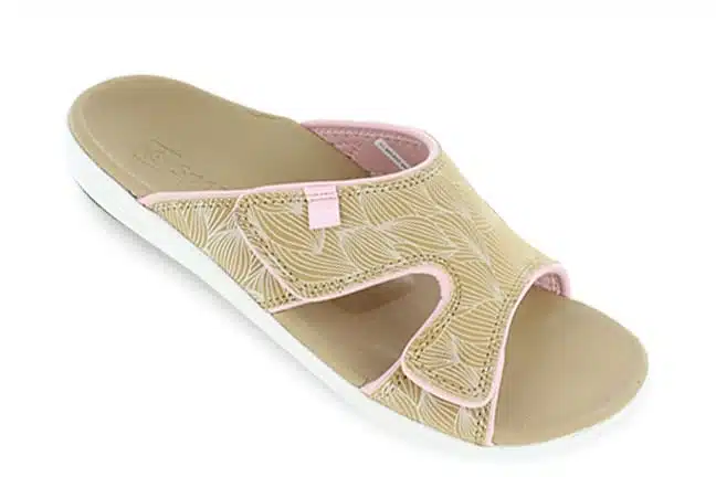 Spenco Wave Slide 20-017 Tan/Beige Slide-Sandals Single