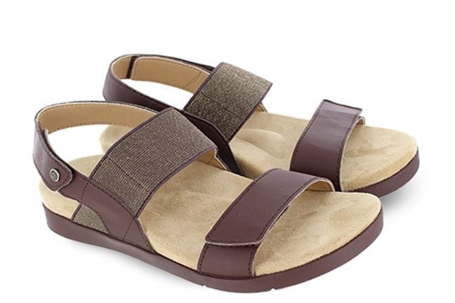 Spenco Sanabel 20-218 Medium Brown / Chestnut Sandals Pair