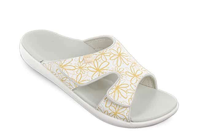 Spenco Kholo Picasso SP1013GGD Tan/Beige Slide-Sandals Single