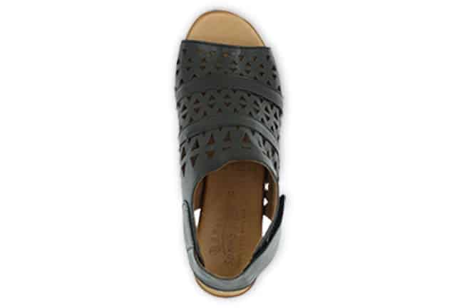 Spring Step Dorotha DOROTHA-BLK Black Sandals Top