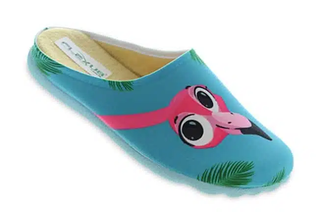 Flexus by Spring Step MissBeaks MIISSBEAKS-T Teal Slippers Single