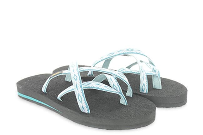 Teva Olowahu 6840-SRGM Grey Sandals Pair