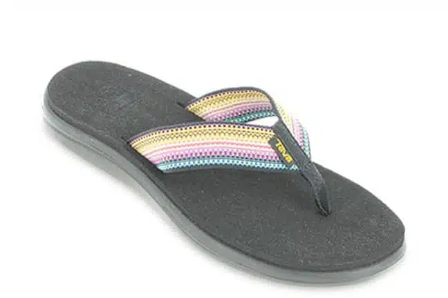 Teva Voya Flip 1019040-ABML Black Multi Sandals Single