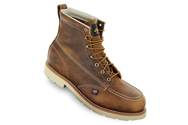 Thorogood American Heritage 6″ Trail Crazy Horse Safety Toe 804-4375 Chestnut / Medium Brown 6" Low Boots Single