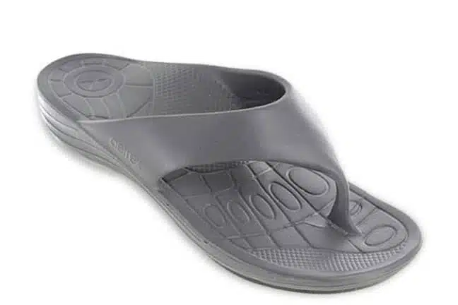 Aetrex Maui L3100M-GRY Dark Grey Flips Single