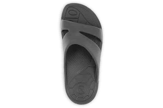 Aetrex Bali L9000M Black Slide-Sandals Top