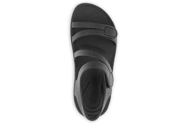 Aetrex Jillian Sport L8000-BLK Black Sandals Top