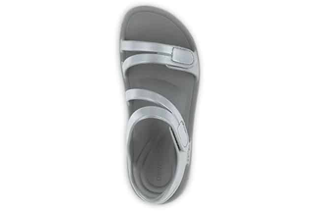 Aetrex Jillian Sport L8006-GRY Grey Sandals Top