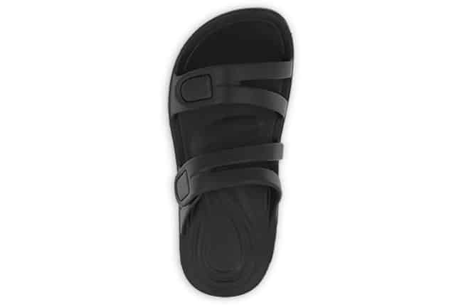 Aetrex Janey Sport L9500-BLK Black Sandals Top