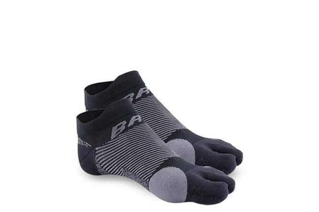 OS1st BR4 Bunion Socks [S] OS1-33541B 3 Black Socks Pair