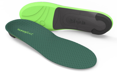Superfeet EVERYDAY Pain Relief FL2891 Green Insoles Pair