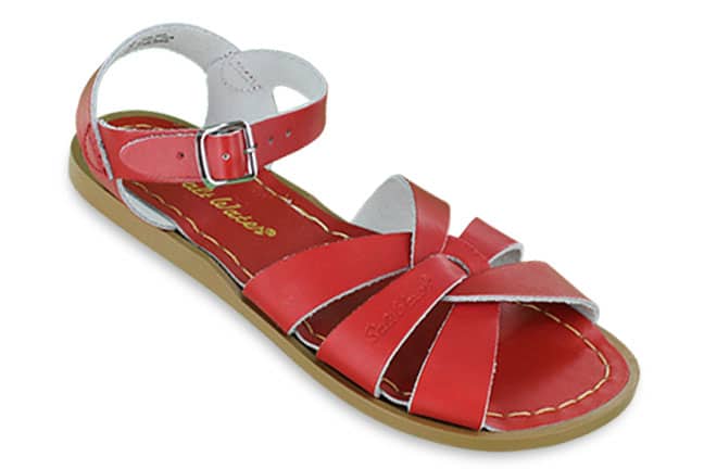 saltwater original 800-884 red sandals single
