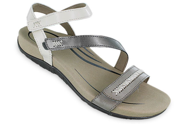 Aetrex Gabby SE316W Stone Sandals Single