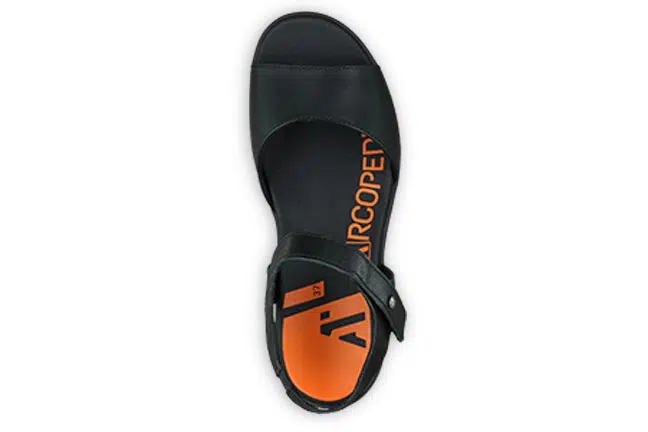 Arcopedico Rapa Nui 6655-J30 Black Sandals Top