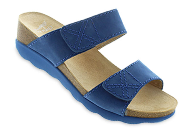 Dansko Maddy 1510-545400 Blue Slide-Sandals Single