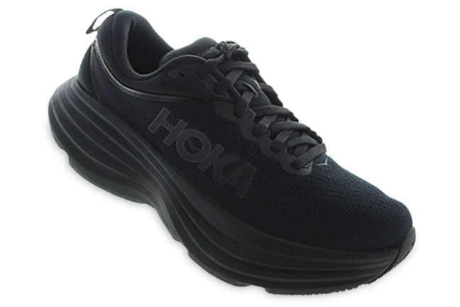 Hoka Bondi 8 1127952 BBLC Black Sneakers Single