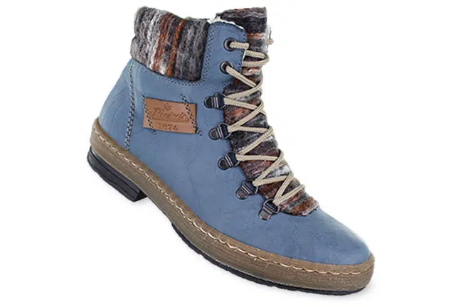 Rieker Felicitas Z6743-14 Blue Boots Single