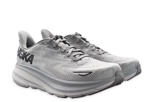 Hoka Clifton 9 1127895 HMBC Grey Sneakers Pair