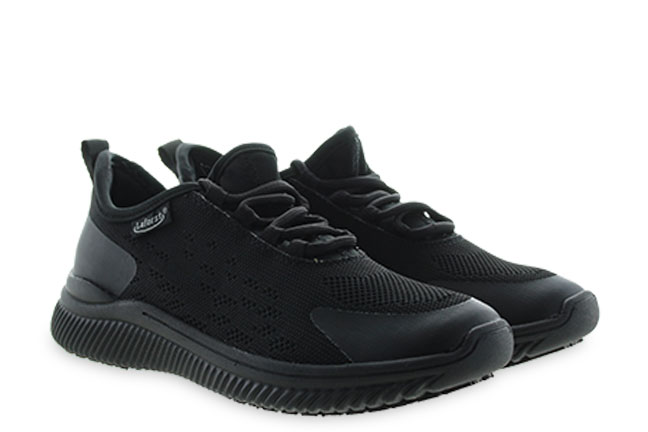 LaForst,Jump SR,3426-01,Black,Work,Slip-Resistant,Women's,Sneaker,LaForst Jump SR 3426-01 Black Sneakers Pair