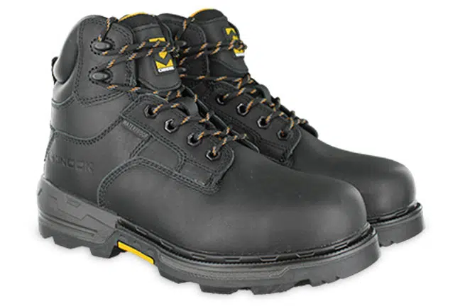 Chinook Sawhorse 5210-001 Black 6" Boots Pair
